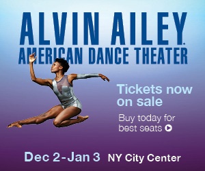Alvin Ailey on sale display ad