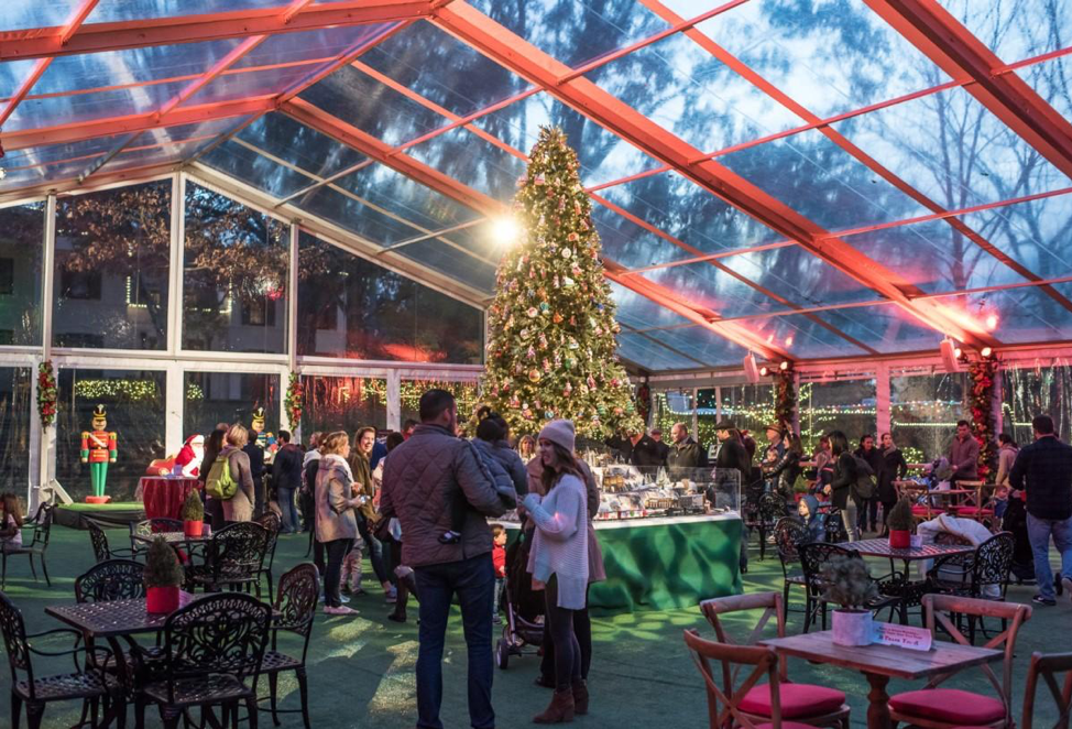 Photo of the Inside of The MFAH's Christmas Village